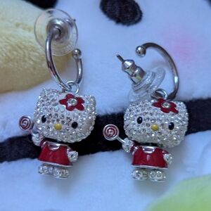 Hello Kitty X Swarovski Earrings 🍭